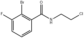 2-Bromo-N-(2-chloroethyl)-3-fluorobenzamide Structure