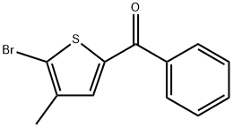 (5-Bromo-4-methyl-2-thienyl)phenylmethanone Structure