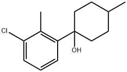 1-(3-chloro-2-methylphenyl)-4-methylcyclohexanol Structure