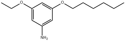 3-Ethoxy-5-(hexyloxy)benzenamine Structure