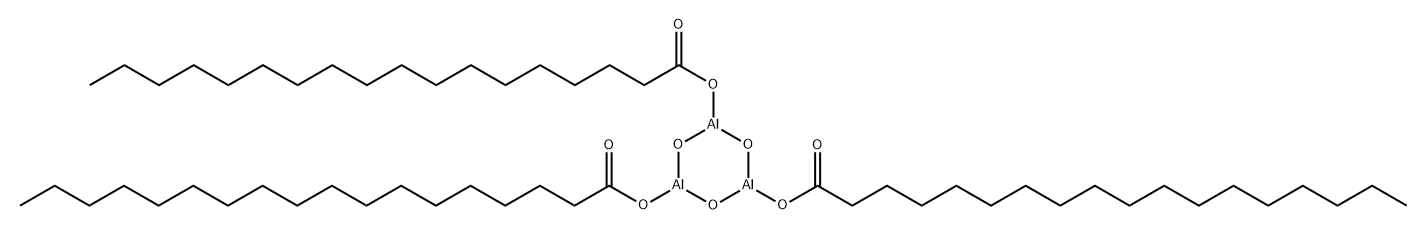 tris(octadecanoate-.kappa.O)tri-.mu.-oxotri-Aluminum Aluminum,tris(octadecanoate-.kappa.O)tri-.mu.-oxotri- Structure