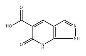 6-oxo-1,7-dihydropyrazolo[3,4-b]pyridine-5-carboxylic acid Structure