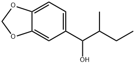 α-(1-Methylpropyl)-1,3-benzodioxole-5-methanol Structure