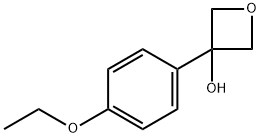 3-(4-ethoxyphenyl)oxetan-3-ol Structure