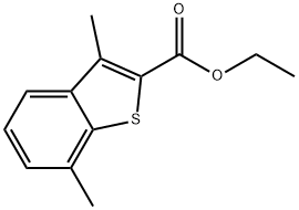 Ethyl 3,7-dimethylbenzo[b]thiophene-2-carboxylate Structure