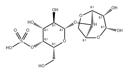 .alpha.-L-Galactopyranose, 3,6-anhydro-4-O-(4-O-sulfo-.beta.-D-galactopyranosyl)-, homopolymer Structure