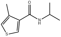 4-Methyl-N-(1-methylethyl)-3-thiophenecarboxamide Structure