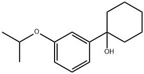 1-(3-isopropoxyphenyl)cyclohexanol Structure