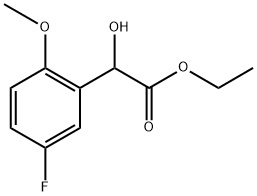 Ethyl 5-fluoro-α-hydroxy-2-methoxybenzeneacetate Structure