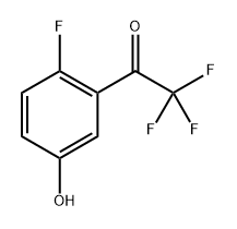 2,2,2-Trifluoro-1-(2-fluoro-5-hydroxyphenyl)ethanone Structure