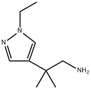 1H-Pyrazole-4-ethanamine, 1-ethyl-β,β-dimethyl- 구조식 이미지