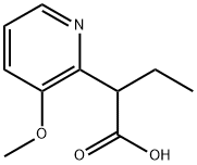 2-Pyridineacetic acid, α-ethyl-3-methoxy- 구조식 이미지