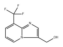 8-(trifluoromethyl)imidazo[1,2-a]pyridin-3-yl]methanol Structure