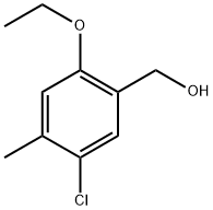 (5-chloro-2-ethoxy-4-methylphenyl)methanol Structure