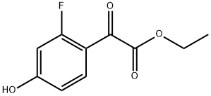 ethyl 2-(2-fluoro-4-hydroxyphenyl)-2-oxoacetate Structure