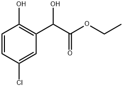 Ethyl 5-chloro-α,2-dihydroxybenzeneacetate Structure