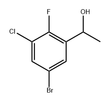 1-(5-Bromo-3-chloro-2-fluorophenyl)ethanol Structure