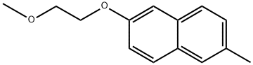 2-(2-Methoxyethoxy)-6-methylnaphthalene Structure