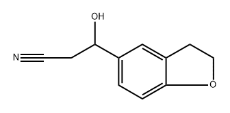 3-(2,3-Dihydrobenzofuran-5-yl)-3-hydroxypropanenitrile Structure