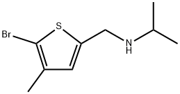 5-Bromo-4-methyl-N-(1-methylethyl)-2-thiophenemethanamine Structure