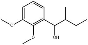 2,3-Dimethoxy-α-(1-methylpropyl)benzenemethanol Structure