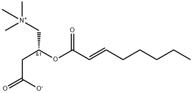 (E)-2-Octenoyl-L-carnitine Inner Salt Structure