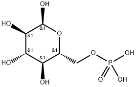 α-D-Glucopyranose, 6-(dihydrogen phosphate) Structure