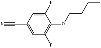 4-Butoxy-3,5-difluorobenzonitrile Structure