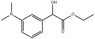 Ethyl 3-(dimethylamino)-α-hydroxybenzeneacetate Structure