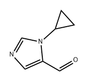 1-cyclopropyl-1H-imidazole-5-carbaldehyde Structure