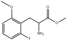 methyl 2-amino-3-(2-fluoro-6-methoxyphenyl)propanoate Structure