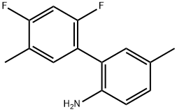 2',4'-Difluoro-5,5'-dimethyl[1,1'-biphenyl]-2-amine Structure