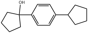 1-(4-Cyclopentylphenyl)cyclopentanol 구조식 이미지