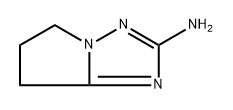 6,7-Dihydro-5H-pyrrolo[1,2-b][1,2,4]triazol-2-amine 구조식 이미지