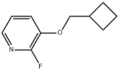 3-(Cyclobutylmethoxy)-2-fluoropyridine Structure