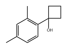 1-(2,4-dimethylphenyl)cyclobutanol Structure