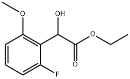 Ethyl 2-fluoro-α-hydroxy-6-methoxybenzeneacetate Structure