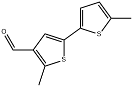 5,5'-Dimethyl[2,2'-bithiophene]-4-carboxaldehyde Structure