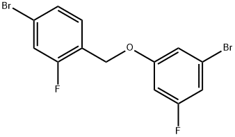 4-Bromo-1-[(3-bromo-5-fluorophenoxy)methyl]-2-fluorobenzene Structure