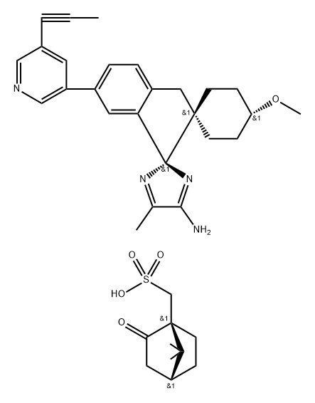 AZD3293 camsylate Structure