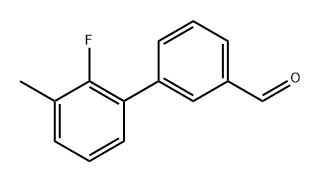 2'-fluoro-3'-methyl-[1,1'-biphenyl]-3-carbaldehyde Structure