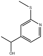 α-Methyl-2-(methylthio)-4-pyridinemethanol Structure