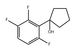 1-(2,3,6-trifluorophenyl)cyclopentanol Structure