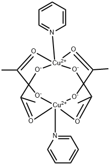 Copper, tetrakis[μ-(acetato-κO:κO')]bis(pyridine)di- Structure