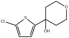 4-(5-chlorothiophen-2-yl)tetrahydro-2H-pyran-4-ol Structure