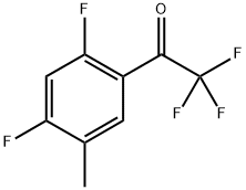 1-(2,4-Difluoro-5-methylphenyl)-2,2,2-trifluoroethanone Structure