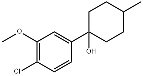 1-(4-chloro-3-methoxyphenyl)-4-methylcyclohexanol Structure