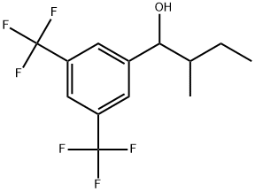 α-(1-Methylpropyl)-3,5-bis(trifluoromethyl)benzenemethanol Structure