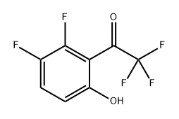 1-(2,3-Difluoro-6-hydroxyphenyl)-2,2,2-trifluoroethanone Structure