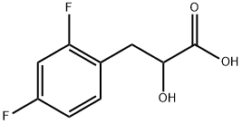 Benzenepropanoic acid, 2,4-difluoro-α-hydroxy- Structure